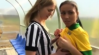 Blonde milf big tits handjob money talks xxx Brazilian