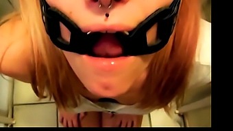 PervyPixie gagged while drinking Piss