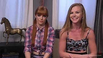 Two hot friends Penny Pax and Nicole Clitman tied up and fucked deep
