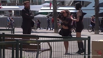 Melody Petite loves everything about humiliation in the public