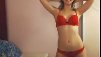 petite teen having fun stripping for you on webcam