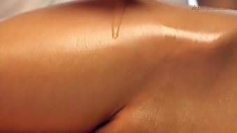 Intimate massage for beautiful virgin client Vera
