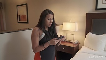 Stepmom seduces stepson in hotel room and he fucks her dry