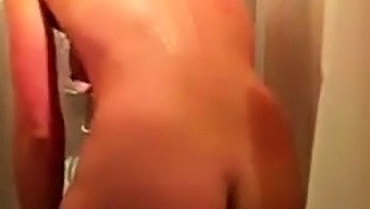 spy on hidden cam naked girl taking a shower