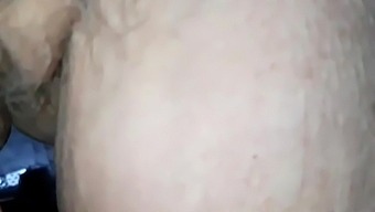 visited my very old aunt again, great saggy tits, hairy pussy
