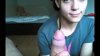 Pov footjob blowjob and vaginal adorable chick in my room