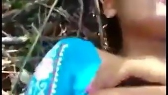 Outdoor hard sex with village girl