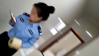 Toilet voyeur, Chinese cop