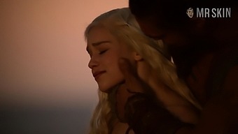 Awesome outdoor sex with gorgeous blonde actress Emilia Clarke