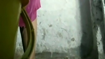 Indian bhabhi takes bath - hidden camera