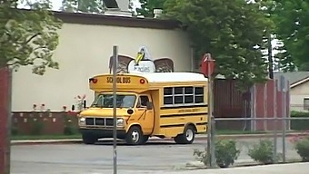 The Bus to school turns into a place of Sin and Orgasm !!!