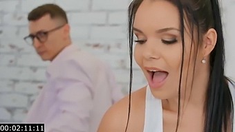 Sofia Lee and her big natural tits get a massage 