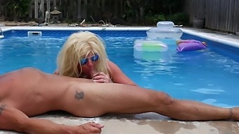 Sexiest Bikini Fuck Ever !!! Hooters Stepmom Fucks Fit Son In Pool. Gets Huge Facial