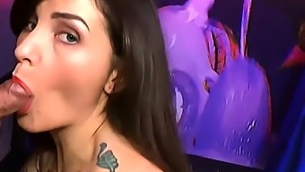 Hot tattooed brunette adreena winters gets anal