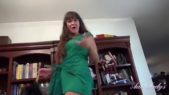 AuntJudys - Cleaning Day with 49yr-old Texas Amateur Gabriella