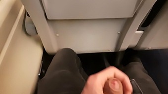 Public dick flash on the train. Stranger girl jerked me off.