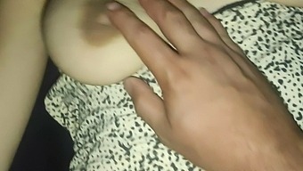 Painful fuck with a little skinny teen babe and creampie