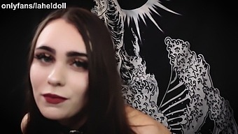 ASMR POV Big Titty Goth Girl Ties You Up And Puts Tits And ass In Your Face