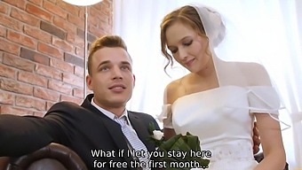 Attractive Czech bride spends first night with rich stranger