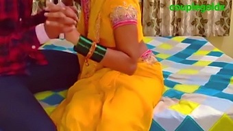 Yellow saree blouse petticoat
