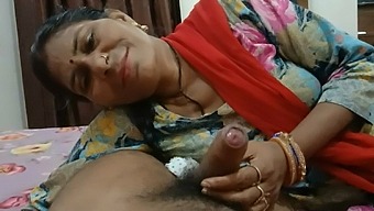 Desi girl sucking a big dick