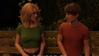 TheBestDaysofOurLives-0.4 - Walk with A Sexy Girl Blondie in park at night