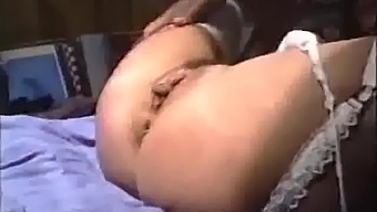 Closeup homemade video of balls deep anal sex with a cute GF