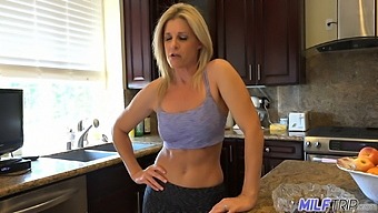 MilfTrip Horny Athletic Step Mom Welcomes Step Son Home With Sex