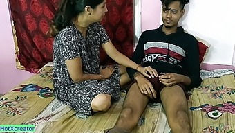 Indian hot girl XXX sex with neighbor&#039;s teen boy! With clear Hindi audio