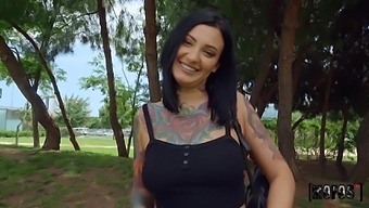 Outdoor dicking from behind with tattooed Adel Asanty - HD