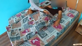 Woke up my stepfather and fucked him hard with huge squirt and cumshot - Squir7een