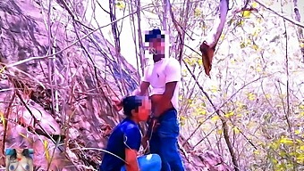 Risky Quick Public Sex in jungle with big tits girlfriend