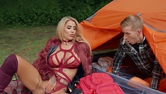Camping trip grants thin amateur wife a lot of fucking