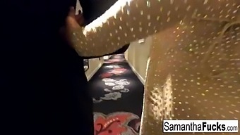 Sexy hotel room romp with Samantha Saint & Damon Dice
