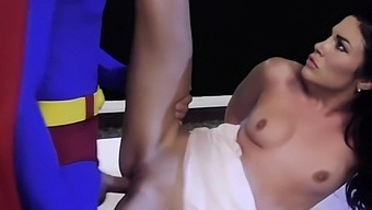 Superman takes a break from fighting crime for quick sex