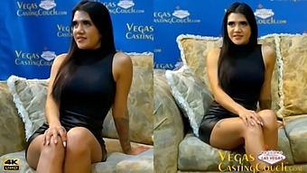 Alice Thunder - First Porn Casting Video In Las Vegas - Massage - Fingered - Solo Masturbation - Deep Throat - Bondage Sex