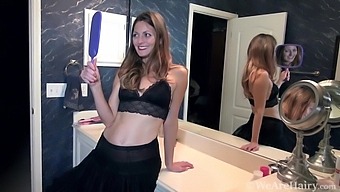 Vanessa Bush In Masturbates On Her Bathroom Counter