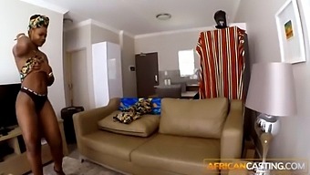 Cute Kenyan Housewife Jizzed On By Fake White Producer