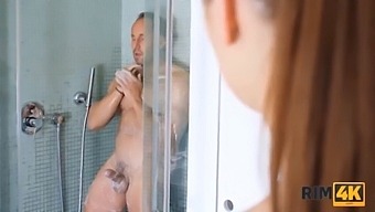 RIM4K. Man brings girl to bedroom after asslicking in the shower room