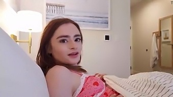 Tiny teen stepdaughter wants sex ed from stepdaddy