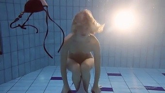 Hot underwater girl Nastya naked and hot