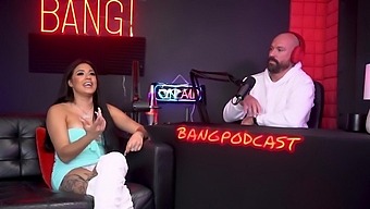 Serena Santos having fun while talking about rough anal sex