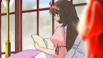 Nude anime babe gets teased and prodded