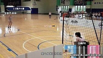 Asian teen (18+) gets naughty in sports carnival