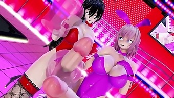 MMDmonmon's big tits and hentai collection in 3D