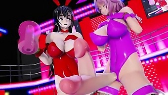 MMDmonmon's big tits and hentai collection in 3D