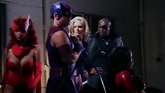 The Avengers engage in a steamy fucking session in this parody video
