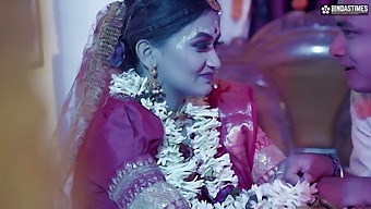 Indian bride and groom have their first night of sex in Hindi audio