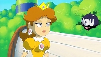 Princess Peach gets her anime ass pounded in this hardcore game