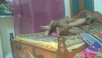 Hidden cam captures Indian couple's wild and kinky anniversary blowjob